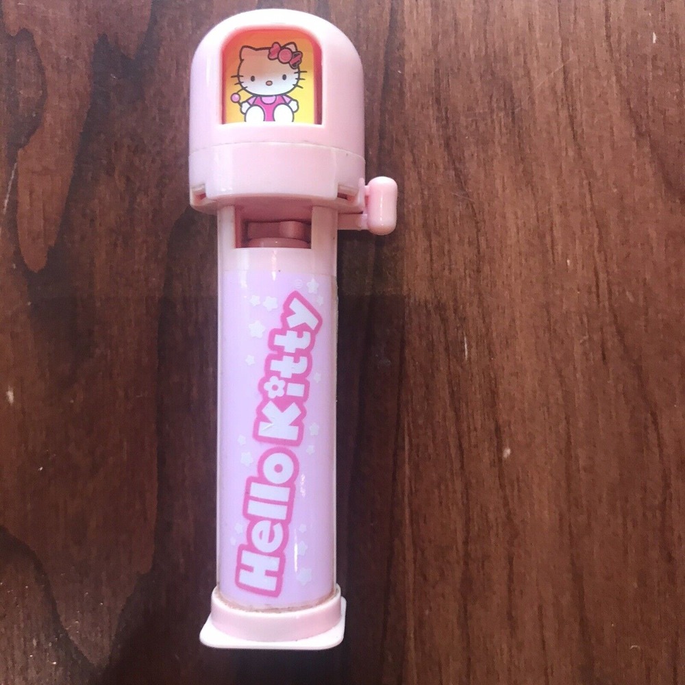 Vintage‎ Hello Kitty Sanrio Rotating Candy Dispenser (Not Pez) pink